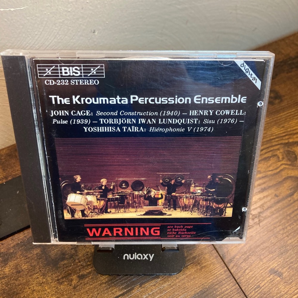 The Kroumata Percussion Ensemble John Cage BIS-CD-232 West Germany CD 1983